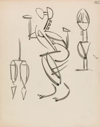 Trois études de figures