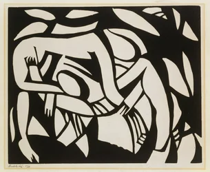 Lutteurs, c.1914