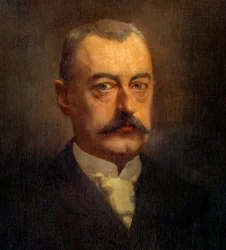 (détail) Portrait de Pierre Waldeck Rousseau (1846-1904) homme politique