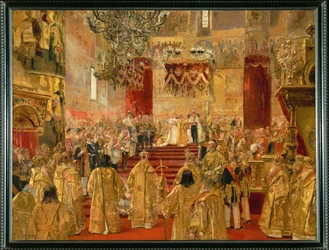 Le couronnement du tsar Nicolas II et de l
