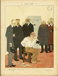 Illustration de Henri Gousse dans Le Rire, 27/03/09 - Toilette ultime - Peine de mort Exécution Échafaud