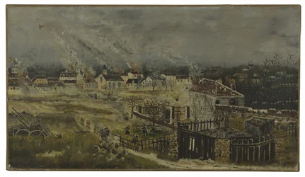 Bataille de Champigny - Épisode de la guerre de 1870, vers 1882