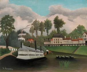 Grand Bateau Lavoir du Pont de Charenton, 1895