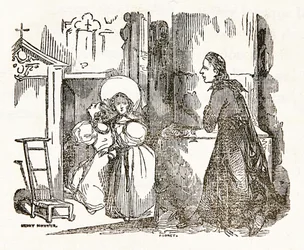 Le Rouge et le Noir de Stendhal (Marie-Henri Beyle) (1783-1842), page de titre du Livre 1