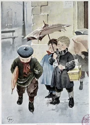 Un indépendant - aquarelle dans Le Figaro Illustré, mai 1901