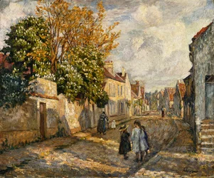 Scène de rue, Lagny