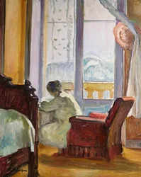 Femme écrivant