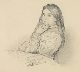 Portrait de sa mère