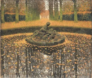 Le bassin de la Reine, Versailles, vers 1920