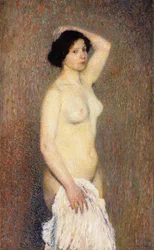 Femme nue debout