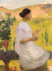 La robe bleue, 1917