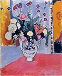 Bouquet (Vase à deux anses)