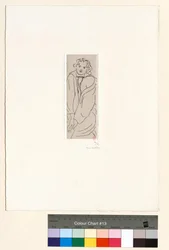 Figure au peignoir