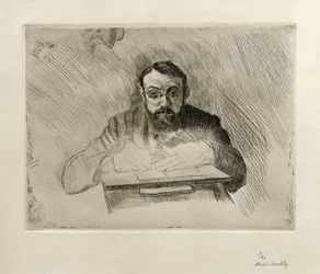 Henri Matisse gravant