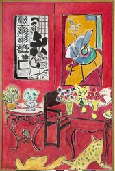 Grand intérieur rouge