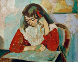 Marguerite lisant