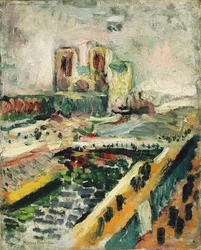 Notre-Dame, c.1900 (oil on canvas)
