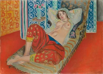 Odalisque en culotte rouge
