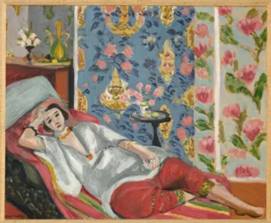 Odalisque avec pantalon rouge