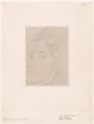 Outamaro, portrait de Margot Matisse
