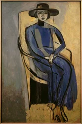 Portrait de Greta Prozor 1916 (huile sur toile)