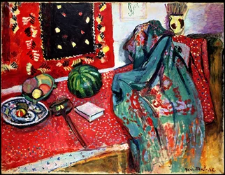Nature morte au tapis rouge