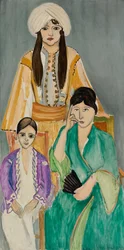 Les Trois sœurs sur fond gris (Three Sisters with Grey Background)