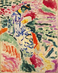Femme au bord de l