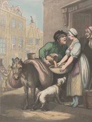 Les cris de Londres, n° 4 : Voulez-vous de la poussière de brique, 20 février 1799