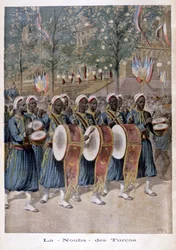 Un régiment de Turcos algériens, 1896