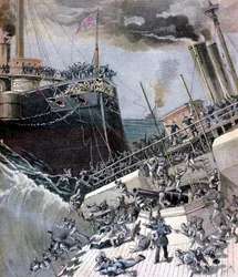 Un accident à bord du Victoria, 22 juin 1893