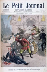 Assassinat de Stefan Stambolov, Sofia, Bulgarie, 1895