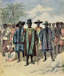 Dahoméens à Paris au Champs de Mars