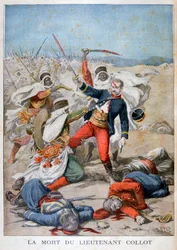 Mort du lieutenant Collet, Algérie, 1896