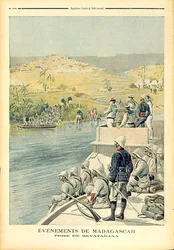 Événements à Madagascar : La capture de Mevatanana, illustration du Petit Journal, 30 juin 1895