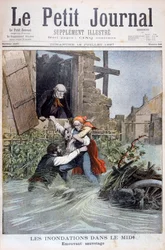 Inondations dans le Midi, sud de la France, 1897