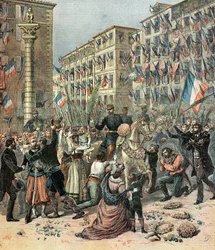 Les troupes françaises entrent à Milan