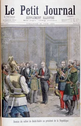 Remise du collier de Saint André au Président de la République, 1895