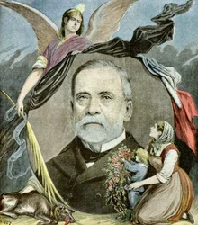 Portrait de Louis Pasteur,1895 (Illustration)