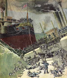 Le navire anglais HMS Camperdown
