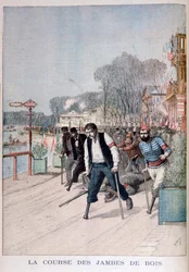 La course des jambes de bois, 1895