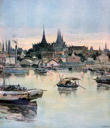 Vue de Bangkok, 1893