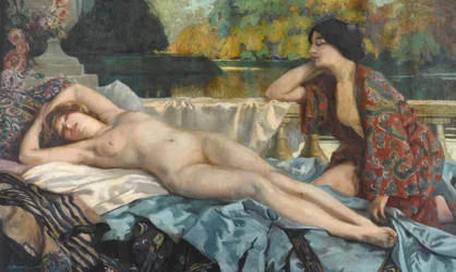 Repos au bord du lac, 1912