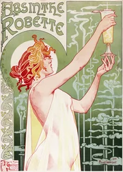 Affiche Absinthe Robette par Privat Livemont