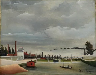 Rives de la Seine. 1898
