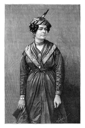 Une femme créole de Martinique, vers 1890
