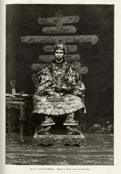 Portrait du roi Dong Khanh (1864-1889) empereur d