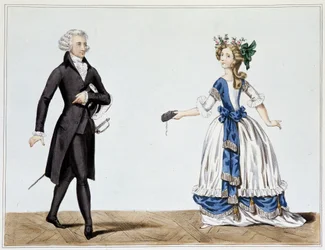 Costumes de promenade pour hommes et femmes