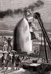 Le projectile géant arrivé à Stone