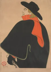 Aristide Bruant, dans son cabaret